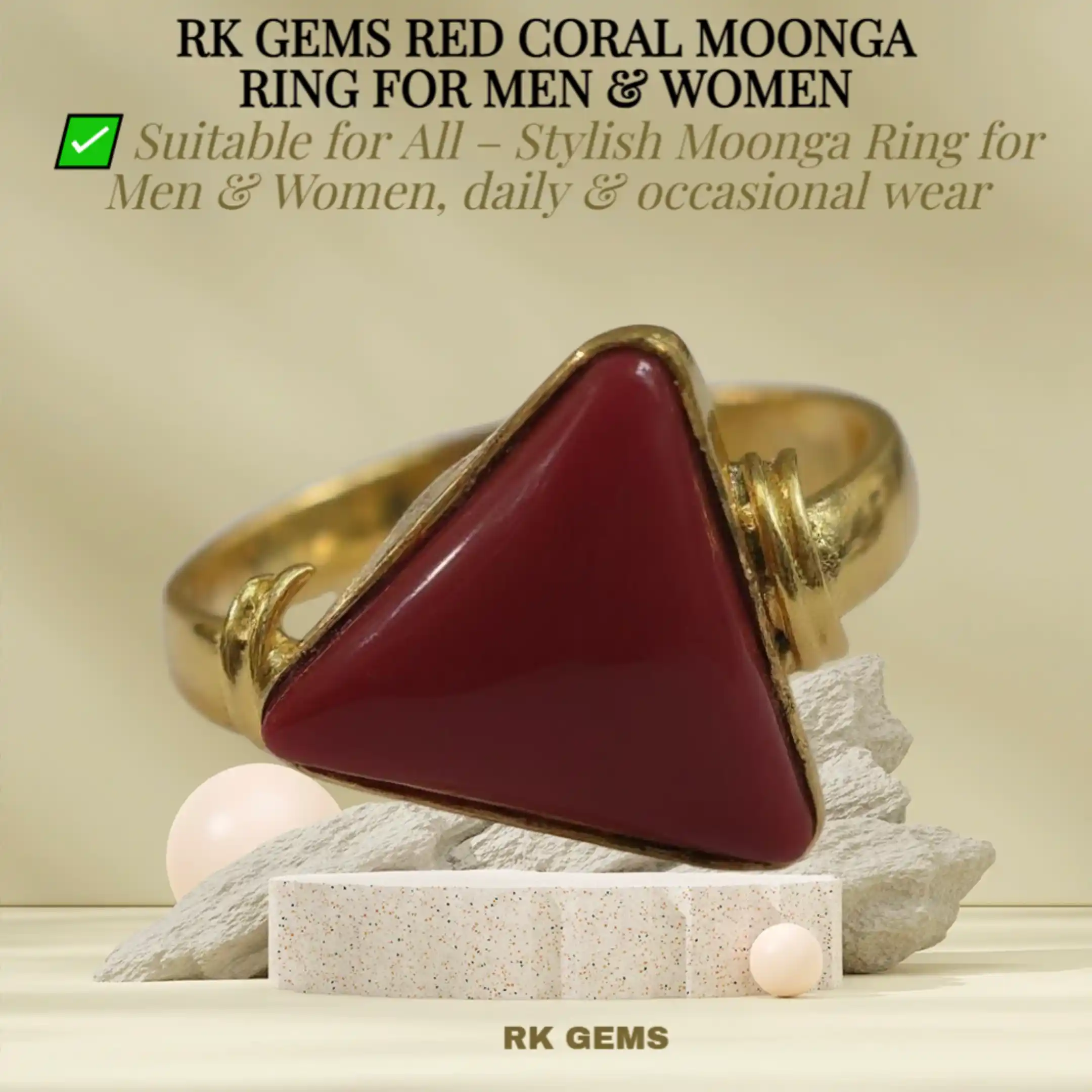 Moonga Stone Ring for Planet Mars (Mangal) | Certified Red Coral Ring for Men & Women (Red Coral Stone Ring).png